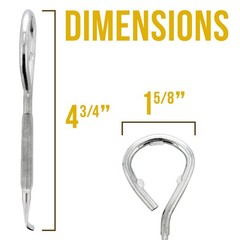 TCP Global Metal Paint Can Bucket Bottle Lid Opener Tool – Sturdy Silver