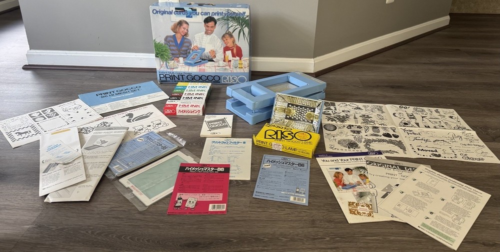 Riso Print GOCCO Professional Quality Home Printing Kit Accessories & Bulbs B6