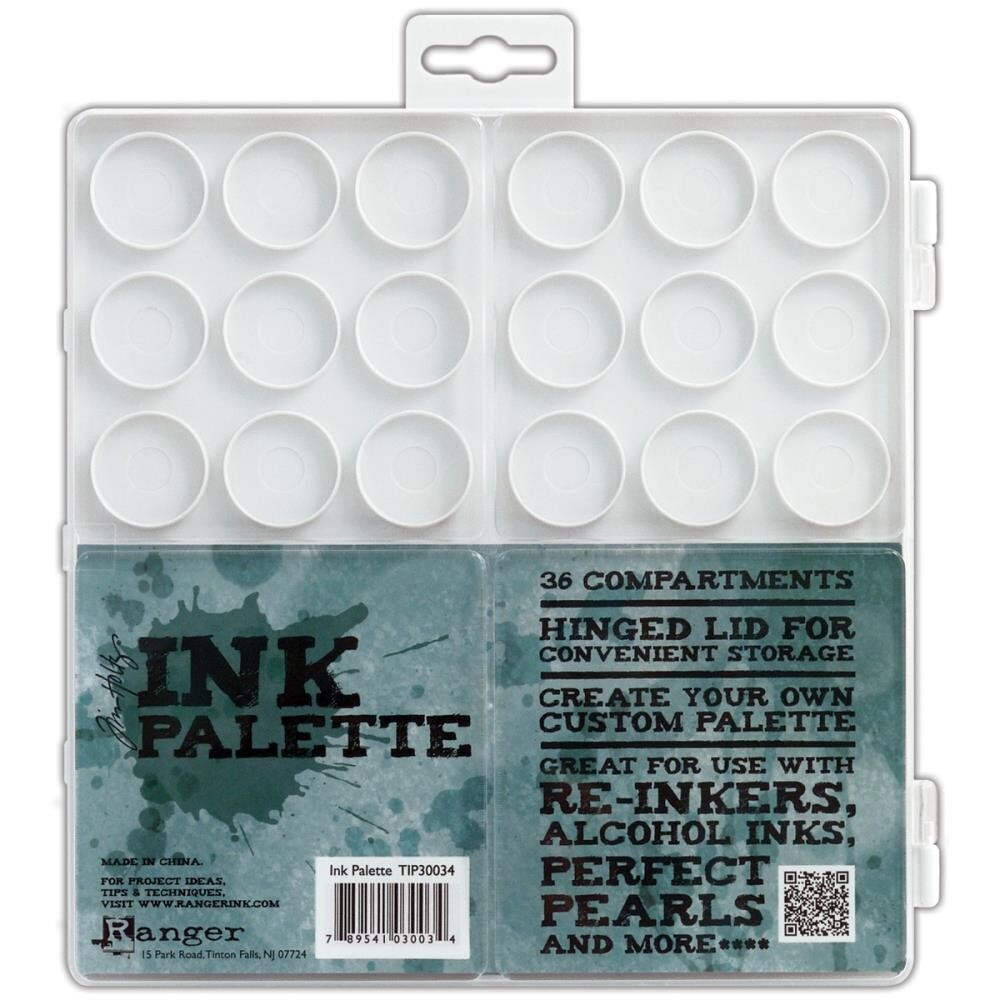 1 Tim Holtz Alcohol Inks Palette with 36 Individual Compartments *