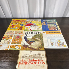 Walter T. Foster Cartooning Drawing/Sketching Art Instruction Book Lot