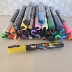 MULTI LISTING – NEW Uni POSCA PC-5M Bullet Shaped 1.8-2.5mm Marker