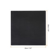 Painting Canvas Panels, 2 Pack 8×8 Inch Rectangle Blank Art Board, Black