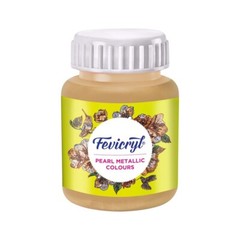 Fevicryl Pearl Metallic Colour (Gold, 100 ml)
