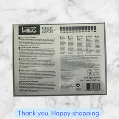 Liquitex Professional Acrylic Gouache, 12pcs BRAND NEW SHIPPING