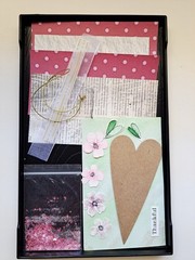 DIY Collage Hearts Snail Mail Club Kit for *JULY* Only. Stationery♡Paper Crafts♡
