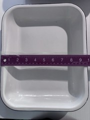 Vintage 12×9 Deep Butcher’s Tray for Watercolors – Metal Artist Mixing Pan