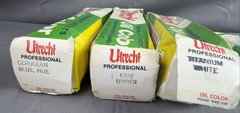 x6 Utrecht Supreme Professional Oil Color Paint Tubes x3 5.07oz & x3 1.25oz READ