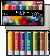 Assorted Colors Chalk-Pastel Pencils – Set of 36