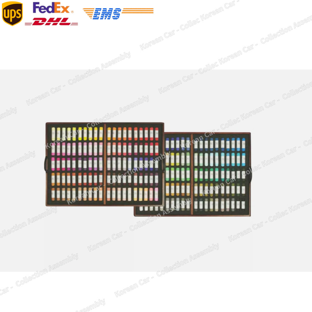Mungyo Gallery Handmade Soft Pastel Set 200 Colors Wooden Box MPHM-200W Express