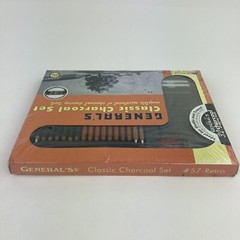 General’s #57 Retro Charcoal 32pc. Artist Set – Sealed in Box – 2005