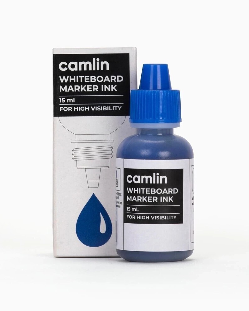 1 x Camlin Kokuyo White Board Marker Ink | Blue – 15ml