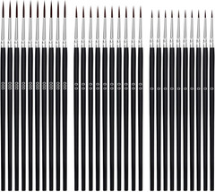 30 Pcs Tiny Detail Paint Brushes Set, Micro Small Paint Brush with 3 Sizes