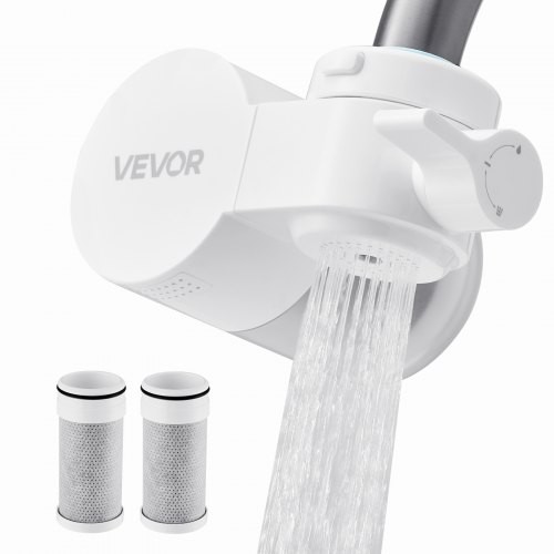Faucet Mount Water Filter, Horizontal Water Purifier for Sink Tap, Carbon Fi…