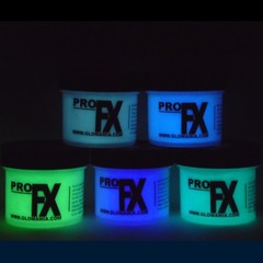 Green Blue Aqua Lilac White Glow in the Dark Paint 4oz pots Cosmic Star Ceiling