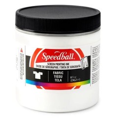 Fabric Screen Printing Ink, 8-Ounce for T-Shirt and Silkscreen White