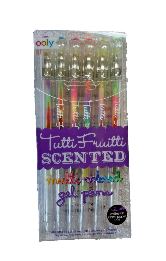 OOLY TUTTI FRUTTI SCENTED MULTI-COLORED GEL PENS- SKU # 132-16 *NEW*