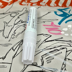 WHITE Uni PAINT PX-30 8mm Broad Chisel Tip Oil-Based Paint Marker Graffiti Art