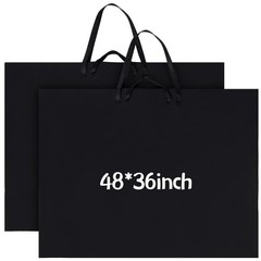 2 Pcs 48×36 Inch Art Portfolio Bag Large Waterproof Nylon Carry Case Shoulder