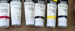 Liquitex Professional High Viscosity Acrylic Paint Set 6 Colors Open Box