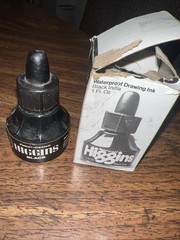 – Faber Castell Higgins Waterproof India Ink 4415 Black 1fl oz