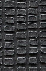 NANKAI Art Hand-painted 45×30 inches Black thick Texture Abstract art Oil pai…
