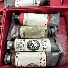 Vintage Marshall’s Transparent Photo Oil Colors Hobby Collectible Prop READ