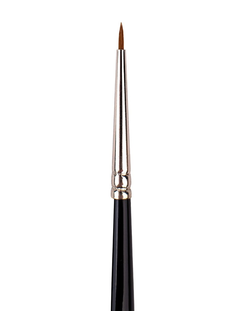Winsor & Newton Series 7 Kolinsky Round Sable Brush, Short Handle #000