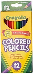 Crayola Colored Pencils Assorted Colors 12-Count Pack of 3 Colored Pencil Set