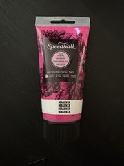 (6) Speedball Water-Soluble Block Printing Inks, 2.5-Ounce (NEW)