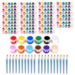 20 Pack Mini Acrylic Paint Set, 12 Colors Washable Paint Strips for & Adults …