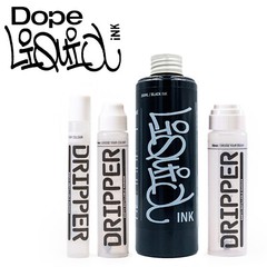 Dope Liquid Ink & Dripper Bundle – Permanent Gloss Alcohol Based Refill Marker