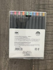 Zebra Gel Ball Pen SARASA Clip 0.5mm – Decoshine 10 Color Set # JJ15-10C-SH