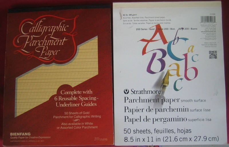 CALLIGRAPHIC PARCHMENT PAPER