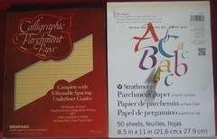 CALLIGRAPHIC PARCHMENT PAPER