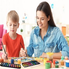 GETHPEN Watercolor Paint,watercolor paint set,48 1 Ounce (Pack of 1), Black