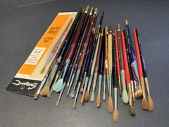 27 Vintage White / Sable Paint Brushes Sargent Simmons Winsor Newton Langnickel