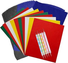 100 Sheets Carbon Transfer Paper,Tracing Paper Carbon Graphite Copy Paper wit…