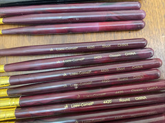 Lot 18 Loew Cornell 4420 Classic Natural Bristle Paint Brushes Oil Acrylic