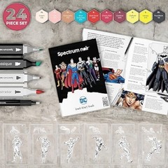 DC Art Kit Fan Art Like A Pro 24 Piece Set Teen 14Year+ Christmas Gift The Flash
