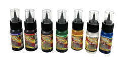 Lot DecoArt Transparent Glass Stain NOS (7 Colors) 1 oz. each Art Hobby Craft
