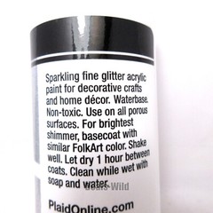 1 Big 8oz Metallic or Extreme Glitter Acrylic Paint FolkArt Folk Art Shiny Paint