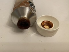 Winsor & Newton Winton Oil Paint Burnt Sienna 200ml Large Tube Almost Full # 2