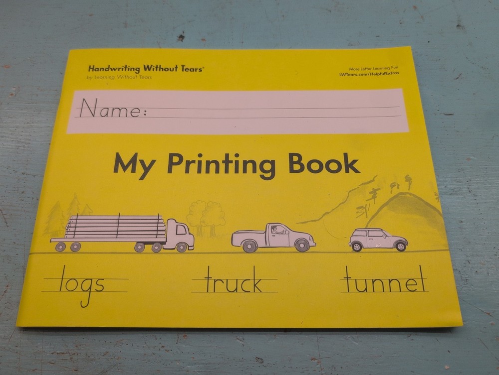 My Printing Book, Student Workbook, Age 6+, 1st Grade, Handwriting Without Tears