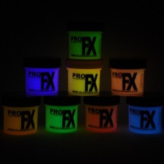 ORANGE GLOW in the DARK Daytime Visible Paint 4-8oz, SUMMER Art Craft Paint