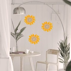 Sunflower Stencil – 7×7 Inches, Reusable for Painting on Walls, DIY Crafts on…