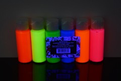 DirectGlow 2oz Bottle UV Blacklight Reactive TEMPERA Glow Party Paint