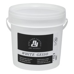 York Central Acrylic Gesso – White Professional Grade Gesso for Painting, Acryli