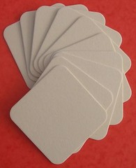 20 Blank Coasters for Art and Craft -Round and Square (PLEASE READ DESCRIPTION)