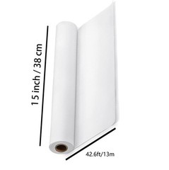 White Paper Roll for Kids Easel, Painting Paper,Drafting Paper, 22CM X 15M
