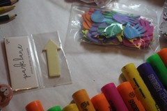 Markers, Watercolors, Pencils, glue, foamies, eyes, scissors Art Supplies Lot